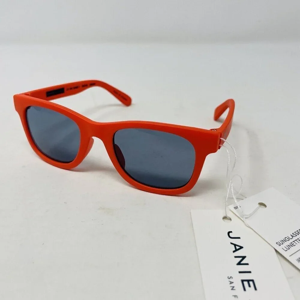Janie and Jack Baby Boys Size 0-2 Years Oval Sunglasses in Frosted Red‎ $15
